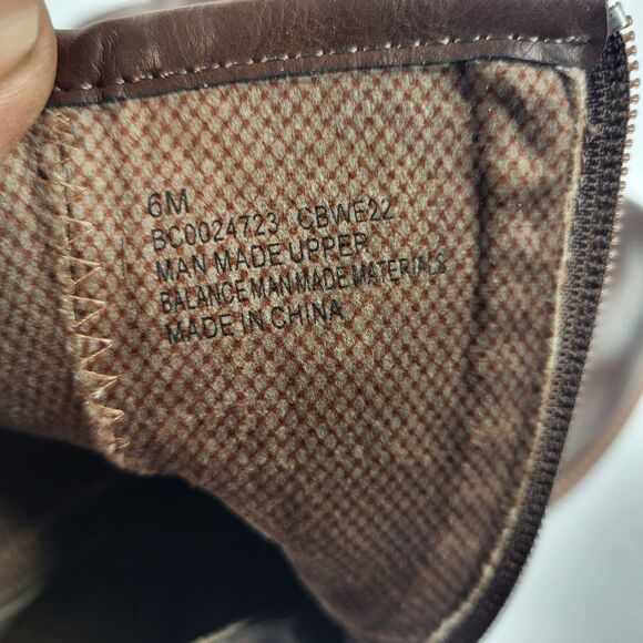 BOC By Born Women's Monika Stacked Heel Moto Boots Brown size 6M - Picture 14 of 14